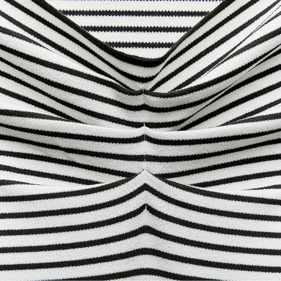 Zara striped stretch knit dress - Picture 6 of 7